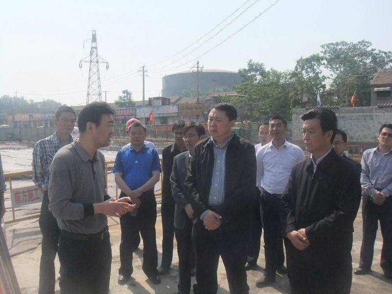 孫曉剛常務副市長視察龍脊河綜合整治工程建設情況