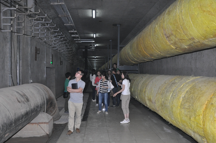 集團(tuán)設(shè)計(jì)人員參觀濟(jì)南市二環(huán)西路綜合管廊工程