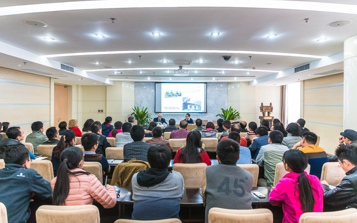 聯(lián)合國(guó)教科文組織可持續(xù)水管理項(xiàng)目主席來(lái)集團(tuán)講解海綿城市